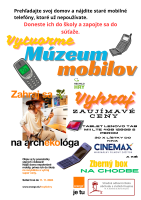 Leták ZBER MOBILOV SOŠ
